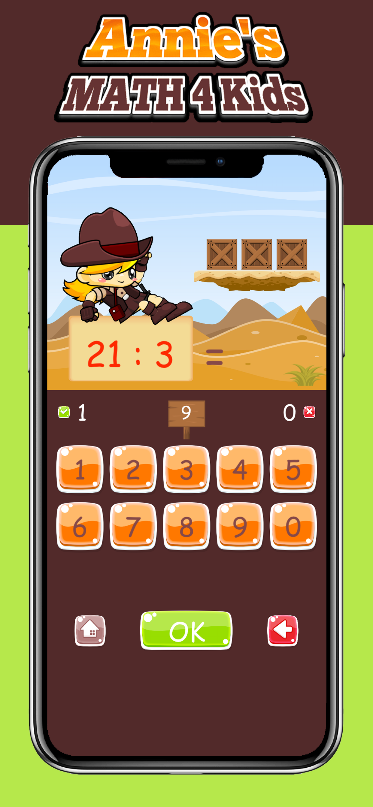 Annie Math for Kids - multiplying and dividing game